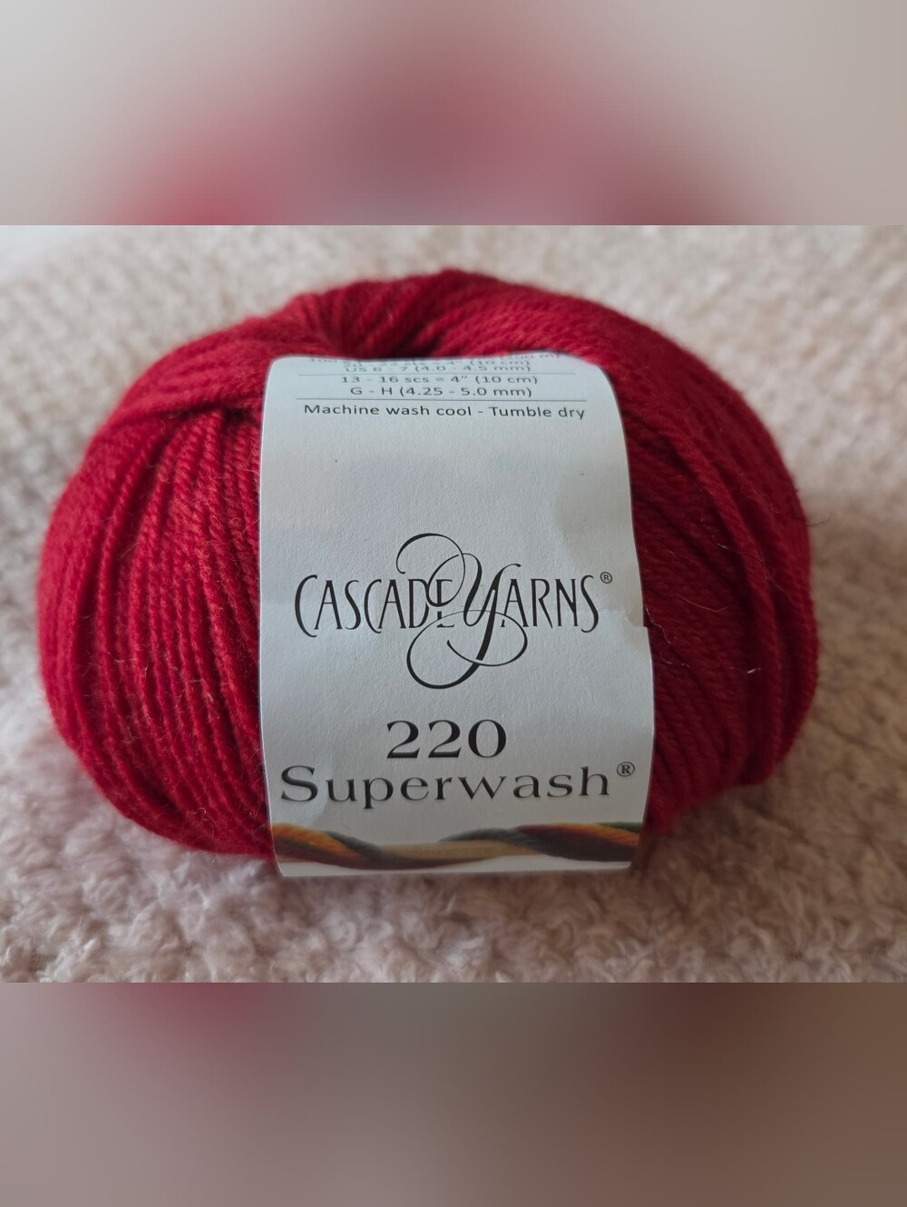 CASCADE 220 SUPERWASH KNITTING YARN PERUVIAN